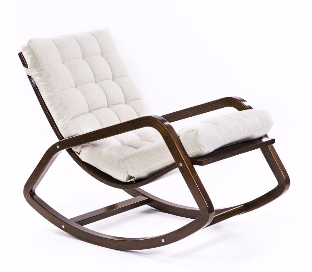 кресло-качалка Онтарио Гардения каркас Вишня