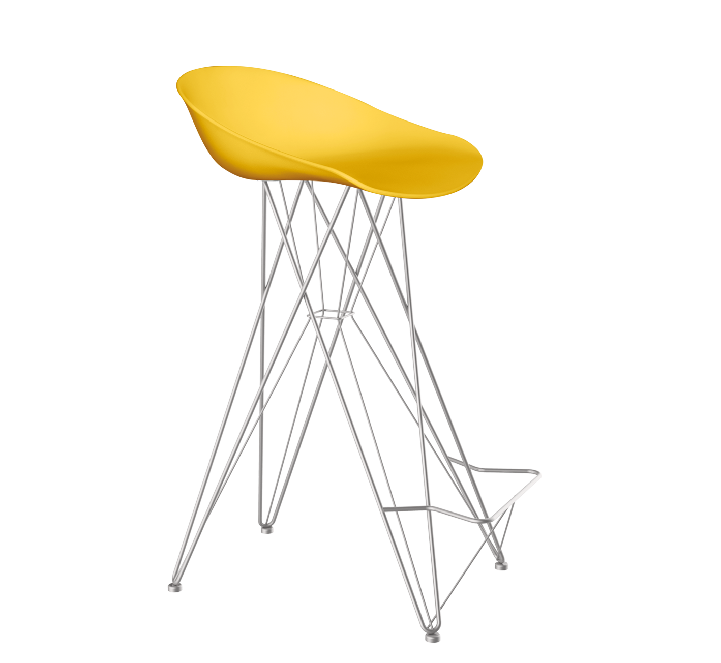 Стул барный Шенгерон SHT-ST19/S66 желтый