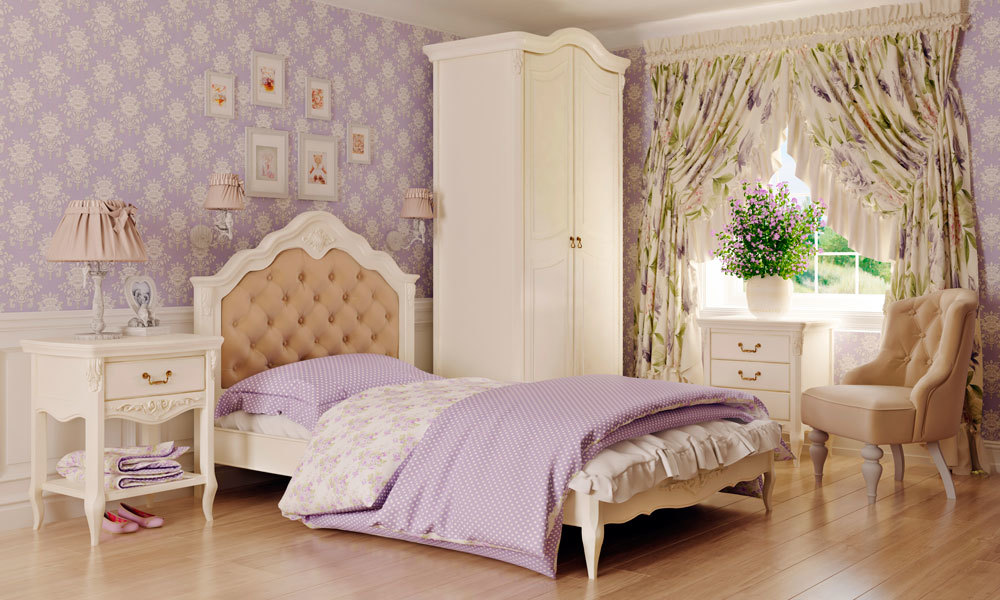 Прикроватная тумба 3 ящика 