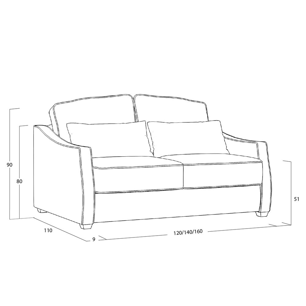Диван Infante DIf-I-160-K03-KaB12-0374