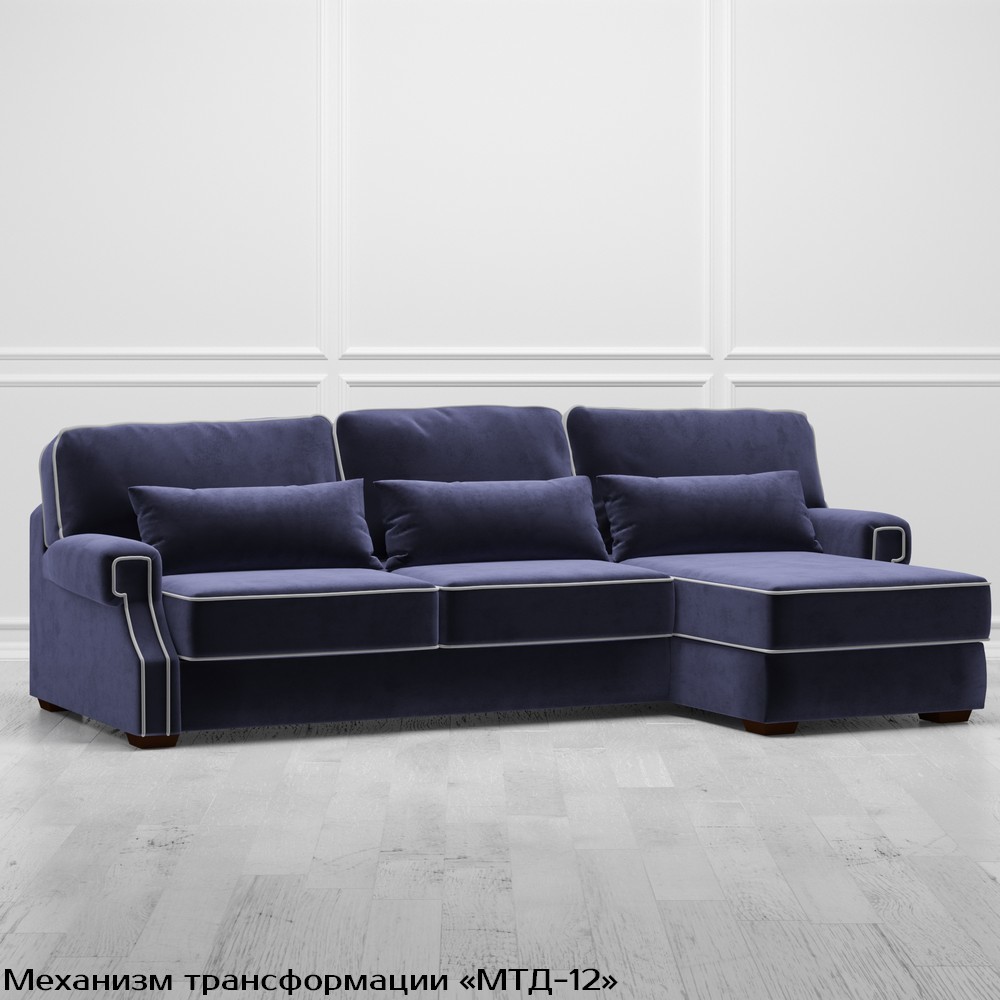 Диван Quadra L (с механизмом) DQL-TR-180-K03-Ka-B18