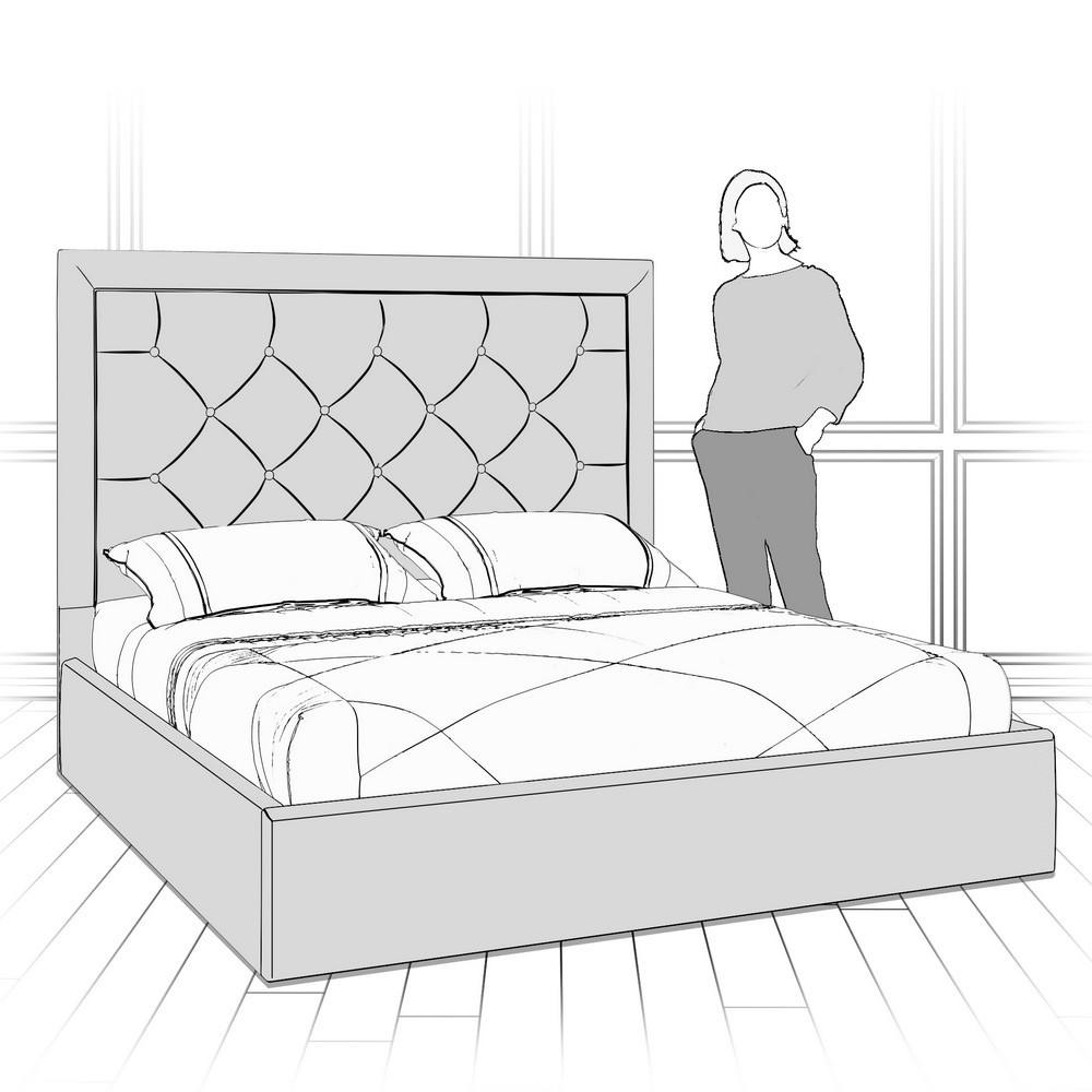 Кровать с подъемным механизмом K20-1800-B13