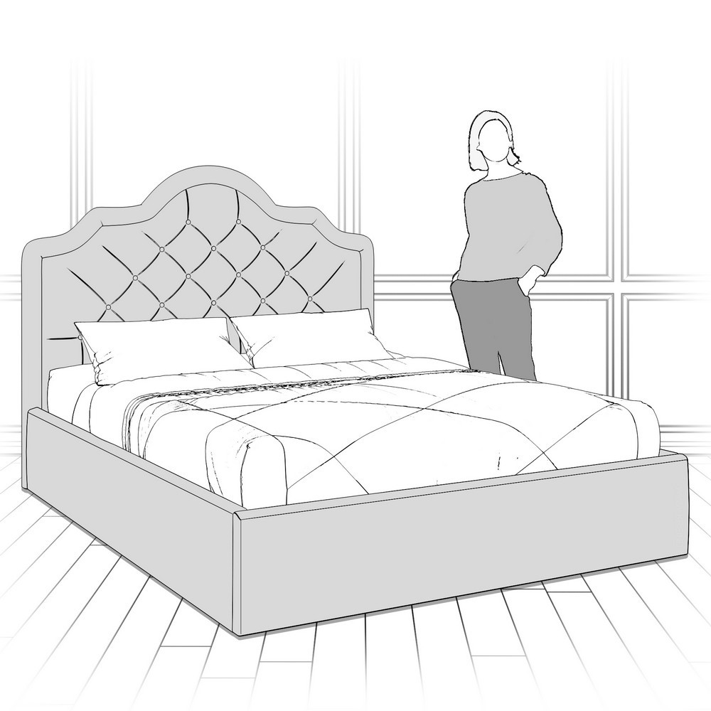 Кровать с подъемным механизмом K05Y-1200-B05