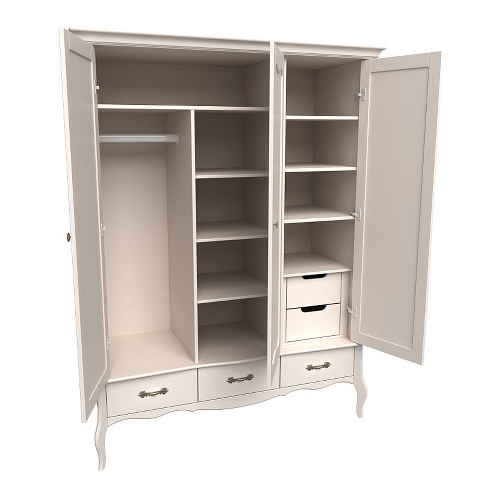 Шкаф ЛеБо 3-дверный с глухими дверями