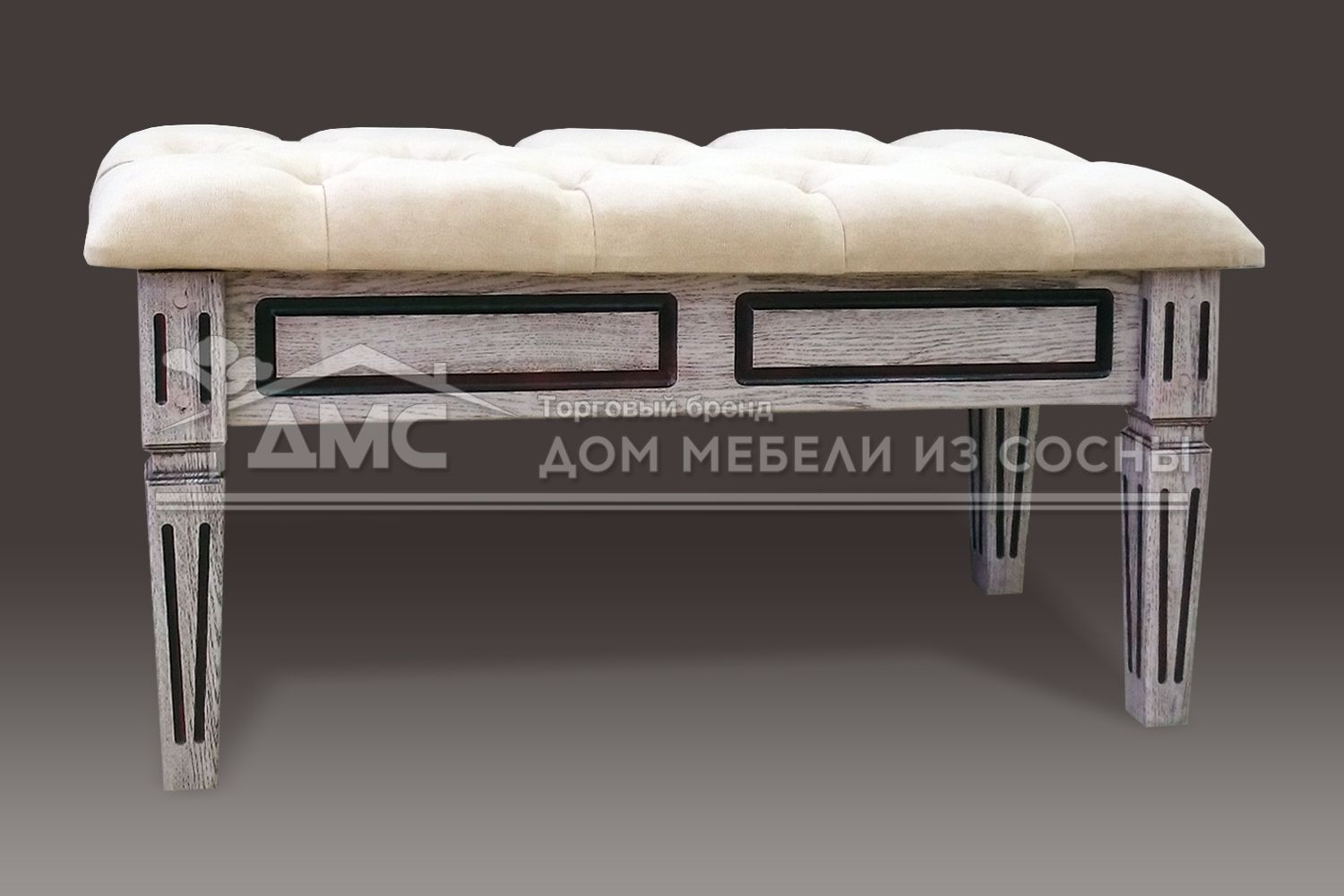 Банкетка с каретной стяжкой