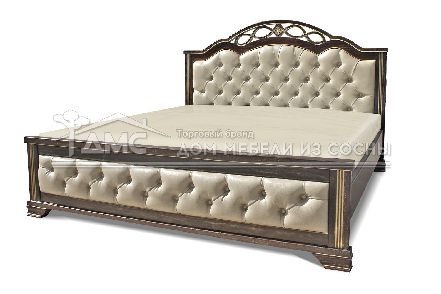 Кровать Камила с мягкой спинкой 1800х2000