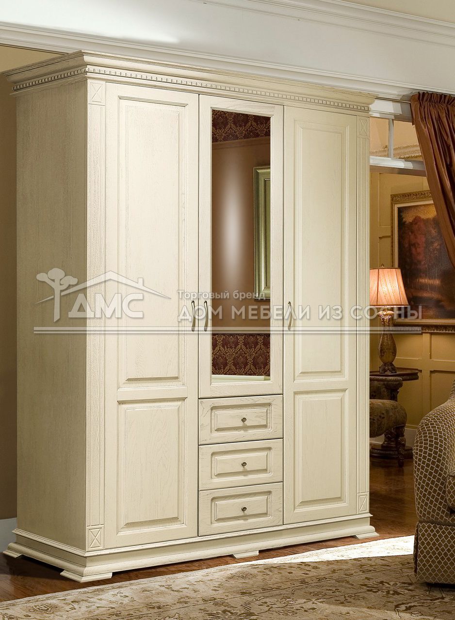 Шкаф 3-х створчатый Флоренция