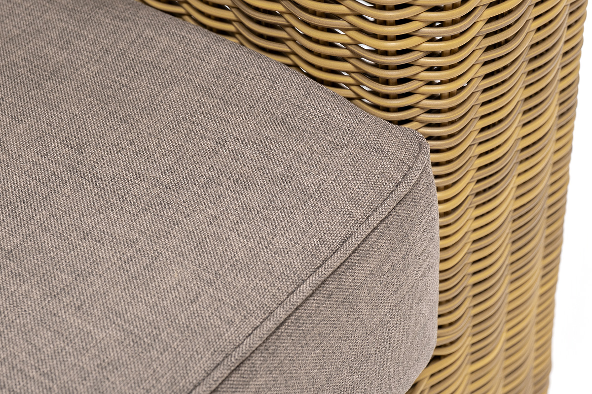 "Боналли" лаунж-зона из искусственного ротанга, цвет соломенный 