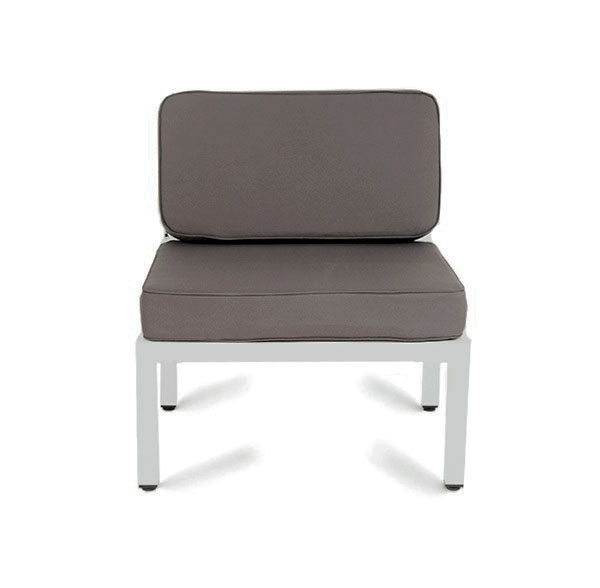 "Глорианте" модуль диванный центральный, каркас из алюминия 