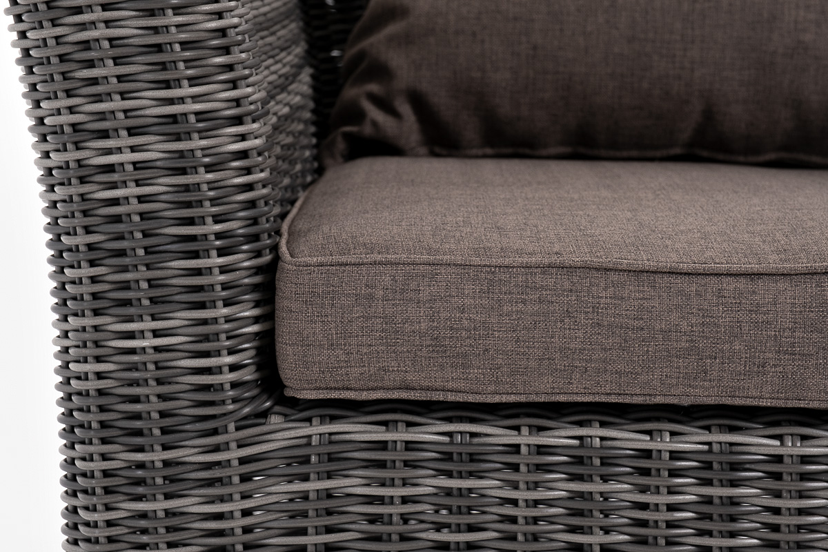 "Каприоли" лаунж-зона из искусственного ротанга, цвет графит