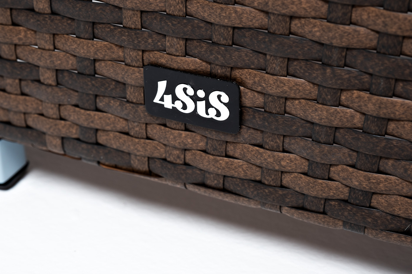 "Капуто" кашпо для цветов плетеное из искусственного ротанга, цвет коричневый