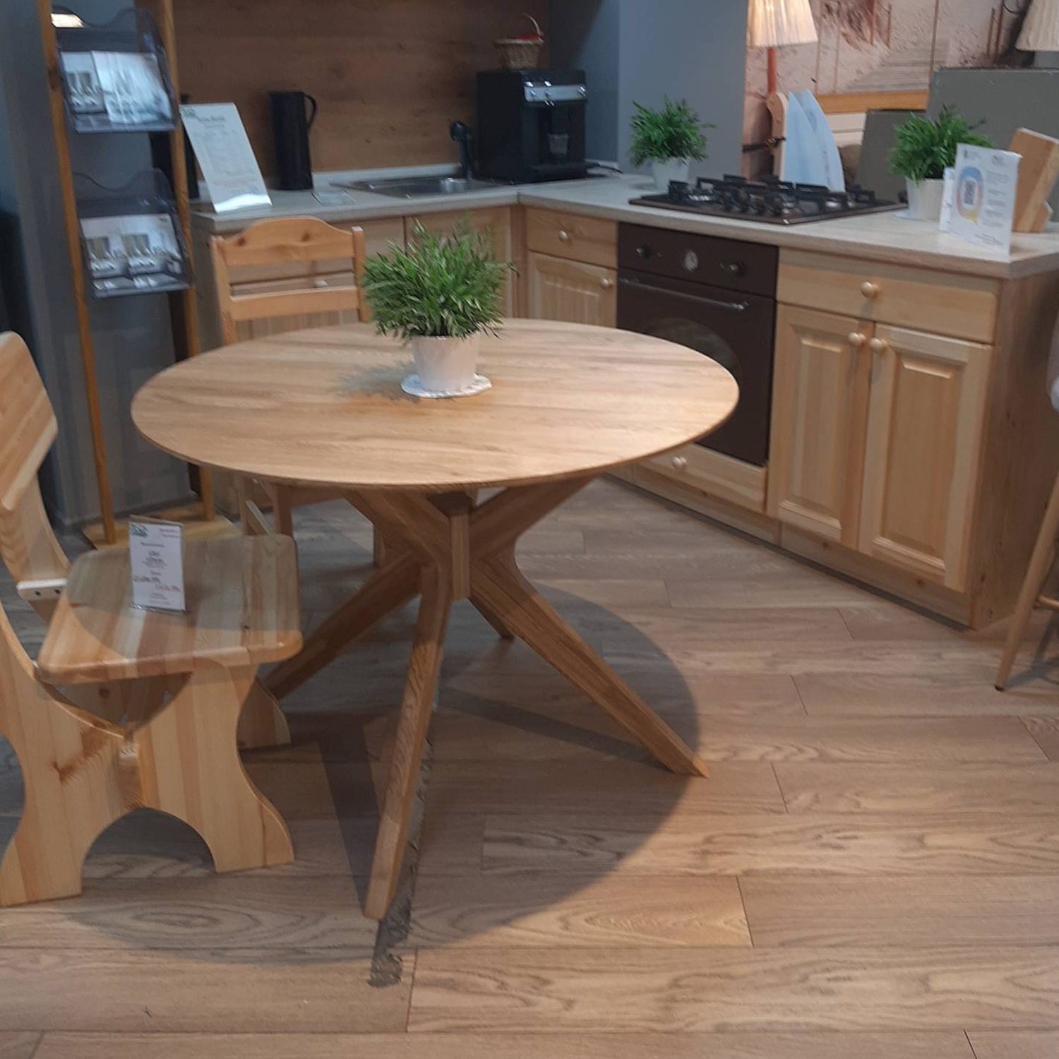 Стол обеденный круглый "Раунд 4"