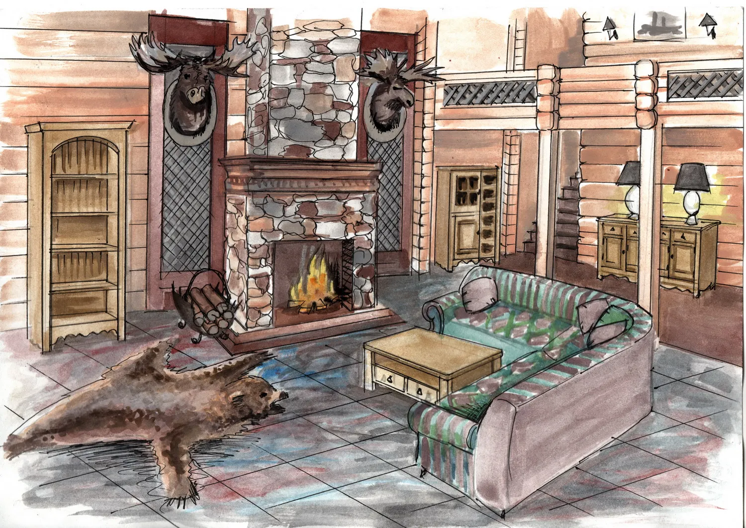 Гостиная Прованс