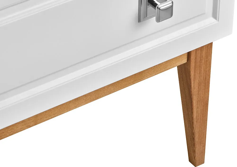 Тумба с 2 ящиками Каталина 80 White OLD